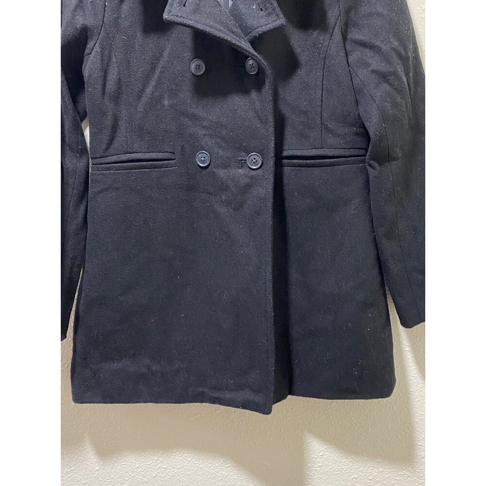 Gap Kids Size L (10-11) Black Girl’s Pea Coat - Picture 4 of 12